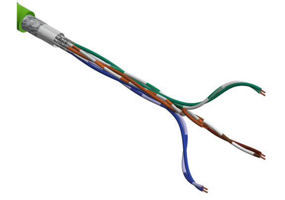Network cable SKD02-T: isometrical view