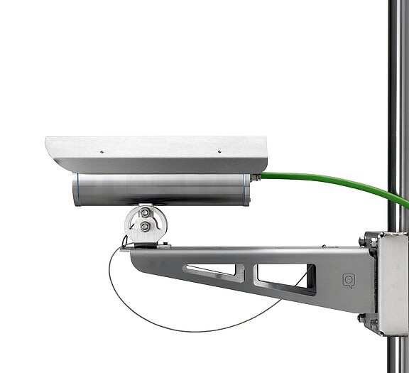ExCam IPP1387: side view with weathershield