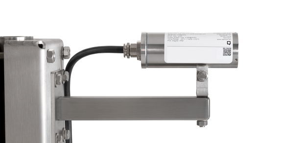 Ultracompact robust camera RoughCam miniTube pole mounted side view