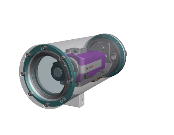 BOSCH Dinion IP5000HD in ex-d camera enclosure
